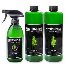 Hinopyeonbaek 除臭噴霧 500ml+補充瓶 1000ml 2瓶組, 1組