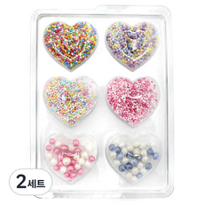 E Home Baking 糖珠閃亮糖粒 6種套組, 20g, 2套