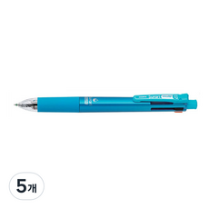 ZEBRA 斑馬牌 Surari 多功能筆 B4SA11 0.7mm, 淺藍色, 5個