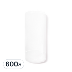 Jello Jello 替換用人造指甲片 方形 5號, 600件, 透明