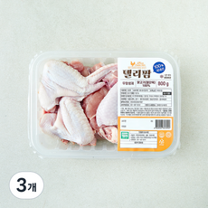 델리팜 무항생제 인증 절단육 (냉장), 3개, 800g