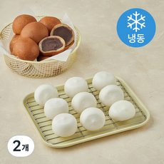 대두식품 찹쌀 도너츠 고운팥 (냉동), 75g, 2개, 20개입