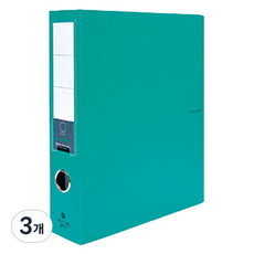 morning glory 雙色3孔D型環活頁夾 50mm, 3個, 綠色