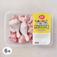 올품 닭날개 봉 두배 닭볶음탕용 닭고기 (냉장), 6개, 1.1kg