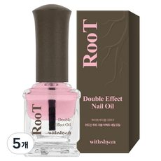 위드샨 루트 더블 이펙트 네일 오일, 5개, 15ml