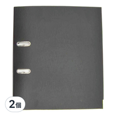 STRONG 自強文具 檔案夾 2孔 45S, 黑色, 2個