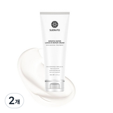 수에라토 케라틴 워터 리브인 리페어 크림, 200ml, 2개