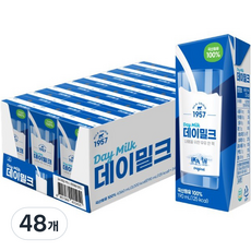 밀크오리진1957 데이밀크 멸균우유, 190ml, 48개