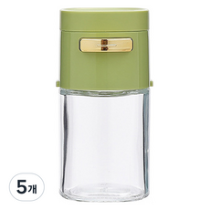 UH홈데코 정량 분사형 양념통 그린, 180ml, 5개