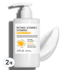 APLB 레티놀 비타민C 비타민E 바디로션, 300ml, 2개