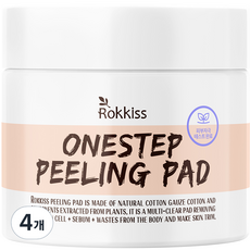 Rocky's 微酸性毛巾去角質墊 70片, 155ml, 4 155毫升