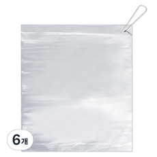 월드크린 다용도 야채 막지 위생 비닐 봉투, 5호(38 x 50cm), 100개입, 6개