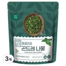 자연한알 자연곳간 국내산 동결건조 곤드레, 3개, 6g