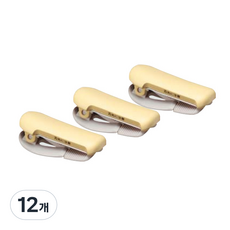 마스킹 테이프 커터기 10~15mm, 파스텔옐로우, 12개