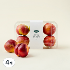 프리미엄 천도복숭아, 800g, 4개
