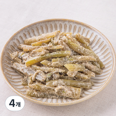 정미경키친 머위대들깨나물, 130g, 4개