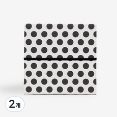 包裝紙 10入, Black Dot, 2組
