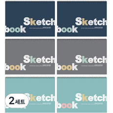 비팬시 초등 고학년 공용 2000스케치북 T 3종 x 2p 세트, 34.5 x 24.5 cm, 21매, 2세트