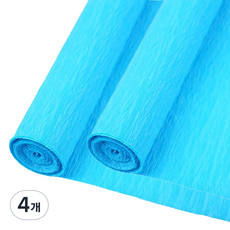 마다꾸미 주름 구김지 21 티파니블루, 50 x 250 cm, 4개