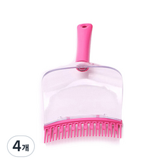 앞머리 자르기 뱅가드, 핑크, 4개