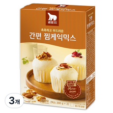 Gompyo 易蒸蛋糕粉, 3個, 400g