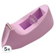엘로템즈 마카롱 테이프 커터기 19 x 7.2 x 8.2 cm, 퍼플, 5개