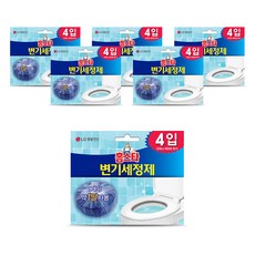 홈스타 변기 세정제 고체형 4개입, 160g, 6개