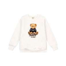 nykids 兒童款泰迪島刷毛大學T T107