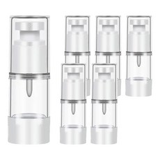 咪咪購物 真空乳液分裝瓶15ml 6入 | 旅行 按壓 噴霧瓶, 單色