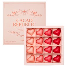 cacaorepublic 愛心巧克力16顆禮盒, 1盒, 180g