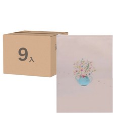 E.City 花色霧面密封拉邊衣物收納袋組 PE材質 適用於鞋袋/衣物/化妝盥洗包, 35 x 24cm, 3入, 3組