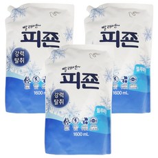 碧珍 衣物柔軟精補充包 藍色晨露, 1.6L, 3包