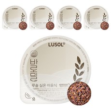 루솔 바로밀 영양 아기밥 이유식, 흑미, 120g, 5개