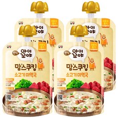 아이꼬야 유아용 맘스쿠킹 이유식 9개월부터, 100g, 4개, 소고기미역국