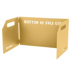 자니코 12라운드 휴대용 가스버너 바람막이 3단, 카키, 1개