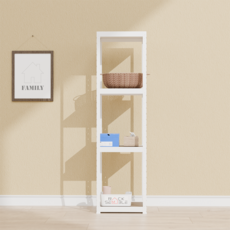 랙셈블 국내 제조 선반, 화이트, 4단