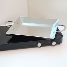 IH不鏽鋼長方形炒盤, S號, 1組