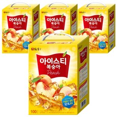 담터 아이스 복숭아, 14g, 100개입, 4개