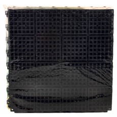 美TM DIY組合防滑板 Set 10 PE塑料, 30 x 30 x 1.2cm, 黑色, 1袋