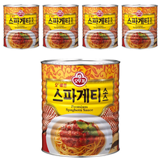 오뚜기 오쉐프 스파게티 소스, 3kg, 5개