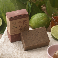 茶山房 Tea Soap 蜜香紅茶手工皂 溫和潔淨保濕, 100g, 2個