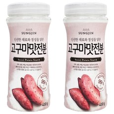Sungjin Foods 紅薯味澱粉容器, 400g, 2個
