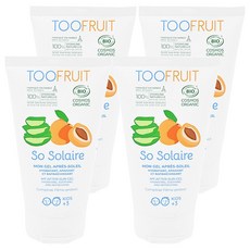 TOOFRUIT 兒童曬後修護凝膠, 含蘆薈及杏仁油成分, 舒緩與滋養曬後的肌膚, 150ml, 4條