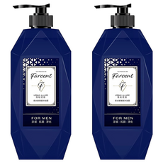 LES PARFUMS DE Farcent 香水 胺基酸沐浴露 雪松琥珀, 780g, 2瓶