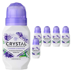Crystal Body Deodorant Roll-On Type 薰衣草白茶, 66ml, 6個