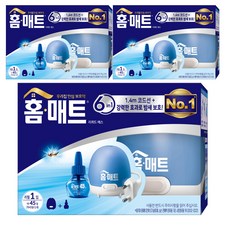 홈매트 리퀴드 에스 훈증기 코드형 + 리필 세트, 3세트