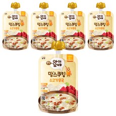 아이꼬야 유아용 맘스쿠킹 이유식 9개월부터, 100g, 5개, 소고기무국
