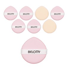 BELOTTY 可愛氣墊粉撲, 混合色, 1個