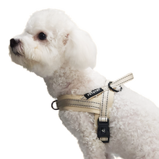 Pet's Choux 狗狗氣墊Easy Walk胸背帶, 米色