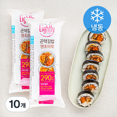 라이틀리 땡초어묵 곤약김밥 (냉동), 210g, 10개